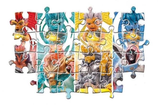 CLEMENTONI Puzzel Gormiti: Heldenarmbanden MAXI 104 stukken
