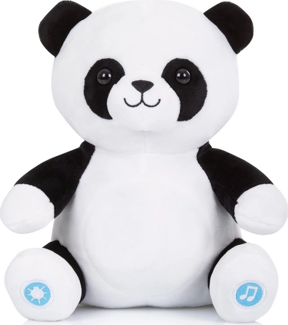 Pluche panda met lichtjes en muziek Chipolino