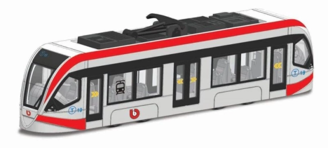 Bburago stadsbus en trams