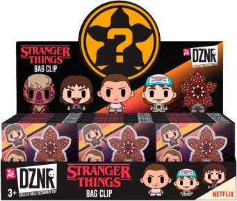 Stranger Things sleutelhangers met personages – mix van 5 motieven (display 24 stuks)
