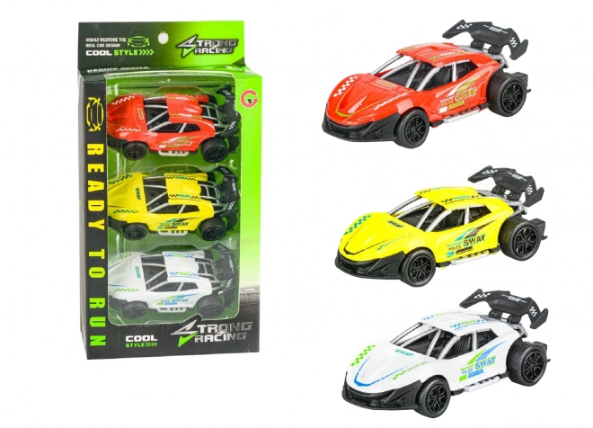 Auto's 3 stuks 11 cm