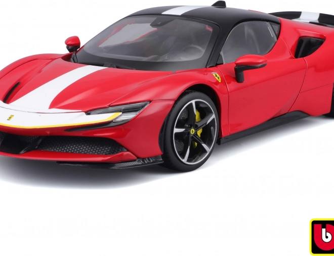 Ferrari SF90 Stradale Assetto Fiorano in rode kleur