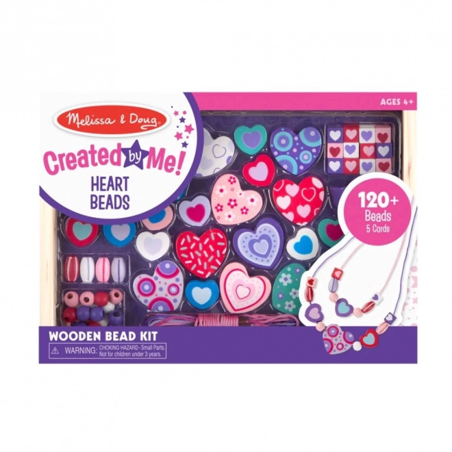 Creatieve kralenset Hartjes - Melissa & Doug