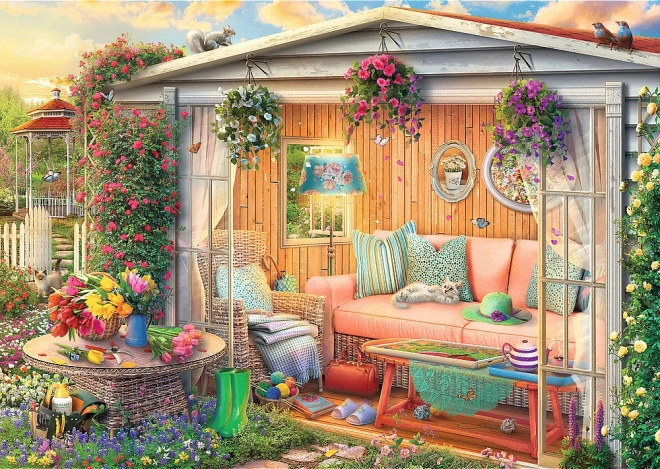 TREFL Puzzel Premium Plus Theetijd: Mijn favoriete plek 1000 stukjes