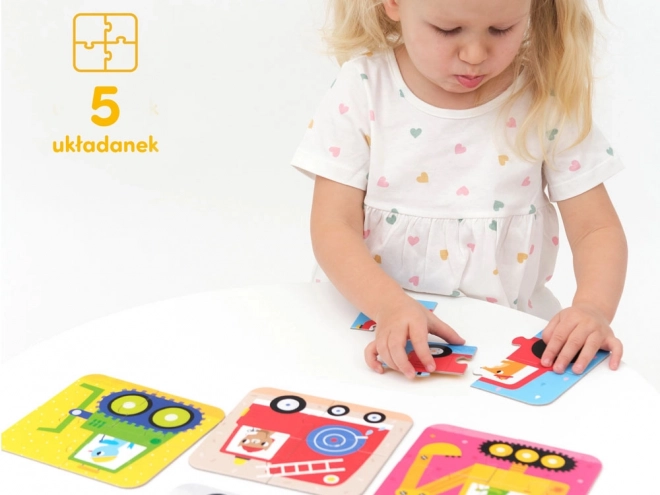 CzuCzu voertuigenpuzzel maken