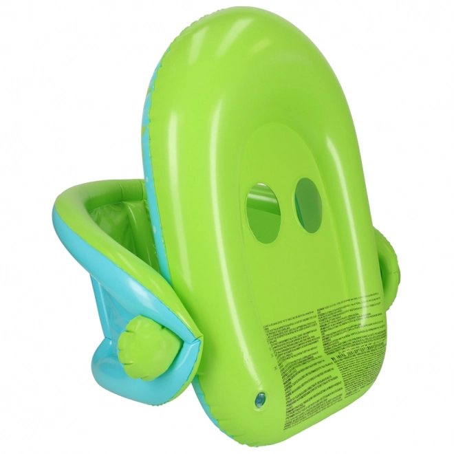 Groene opblaasbare drijfring met klep BESTWAY voor baby's