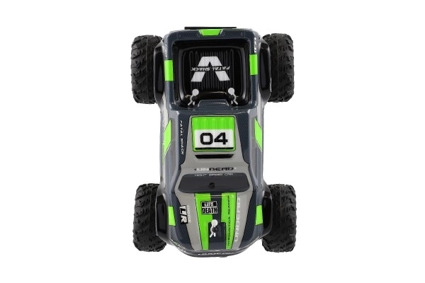 RC terrein pick-up grijs-groen op afstandsbediening