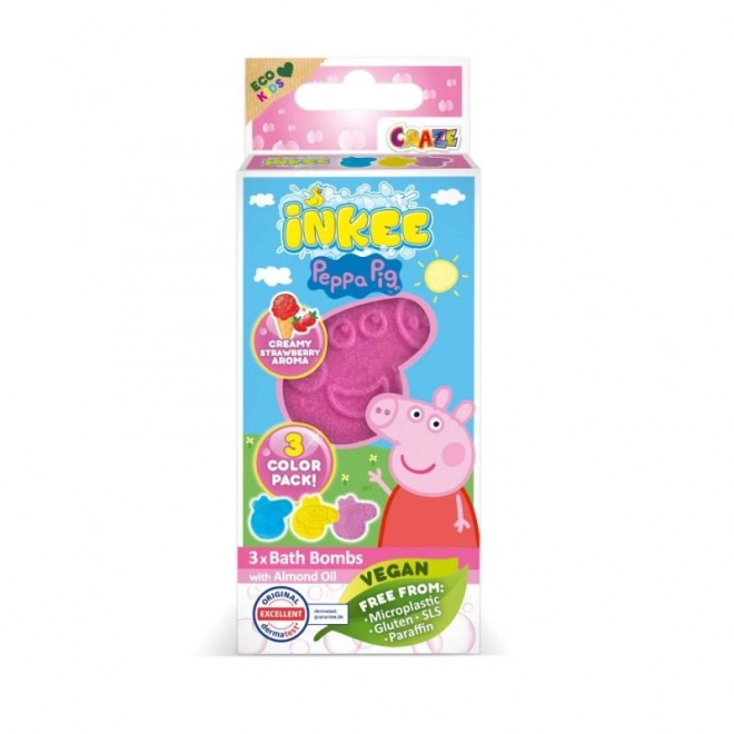 INKEE - Mini verpakking bruisende bom - Peppa pig