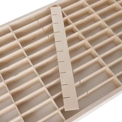 Houten plank voor autootjes