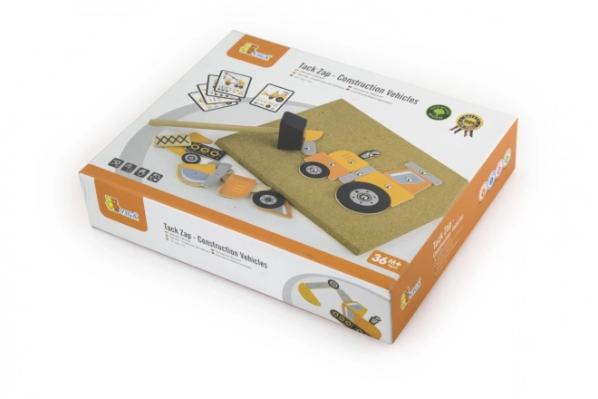 Houten hamer speelset bouwmachines