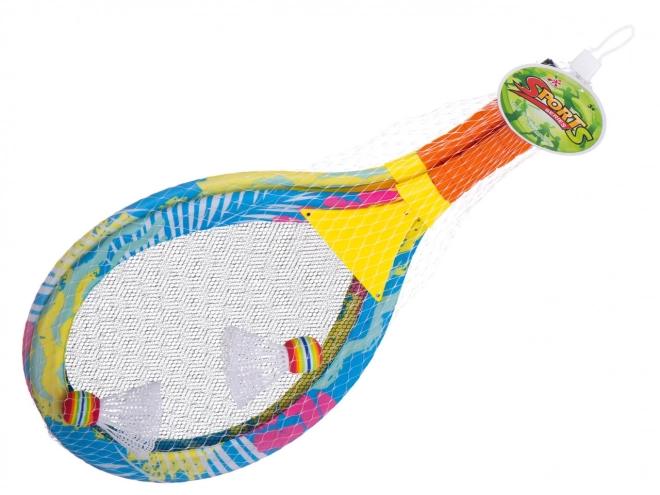 Verlichte badmintonset