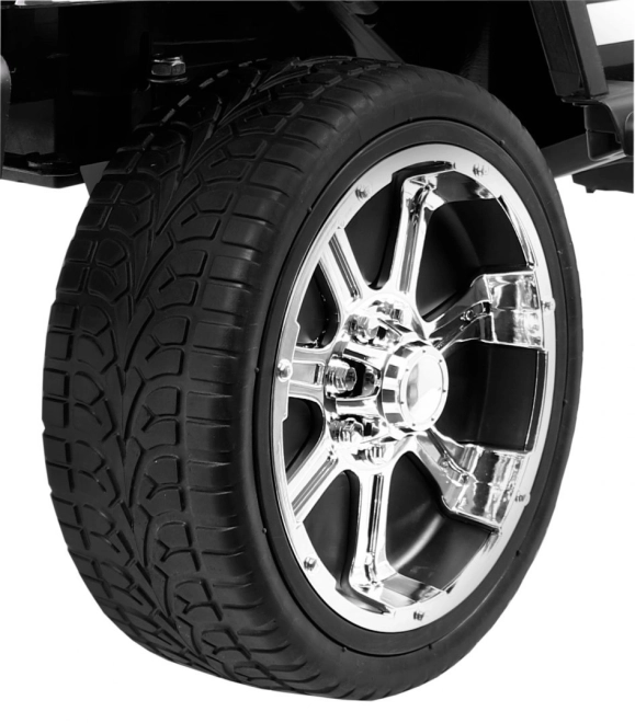 Kinder off-road auto Raptor Drifter met 4x4 aandrijving en LED-verlichting