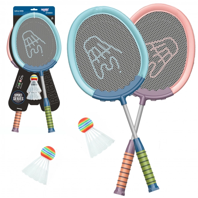 Woopie set rackets en ballen voor badminton