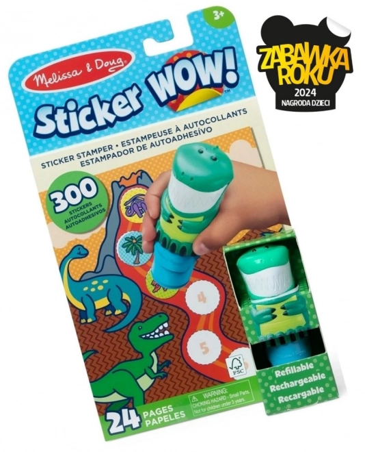 Creatieve stickerset met dinosaurussen – Melissa & Doug