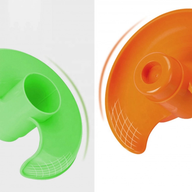 Spirale knikkerbaan voor peuters