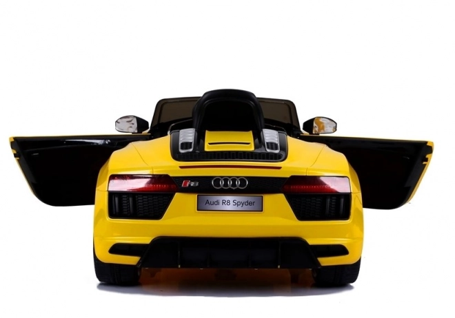 Kinderen Elektrische Auto Audi R8 Spyder Geel
