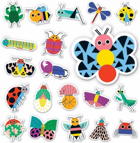 Vrolijk insectenthema ter bevordering van creativiteit