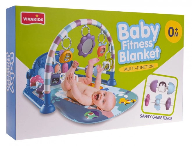 Baby-speelmat met piano + accessoires