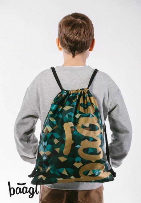 Zak voor gymnastiekschoenen of schoenen Skate Polygon van Baagl