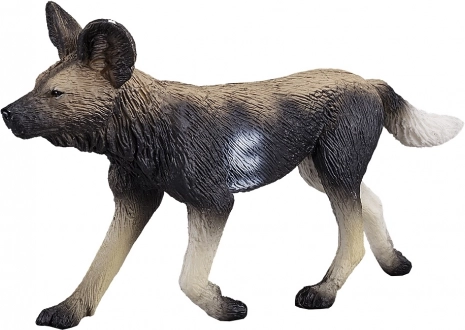 Realistische figuur van de Afrikaanse wilde hond