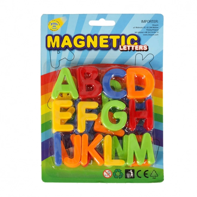 Kleurrijk magnetisch alfabet