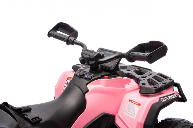 Elektrische kinderquad Outlander roze