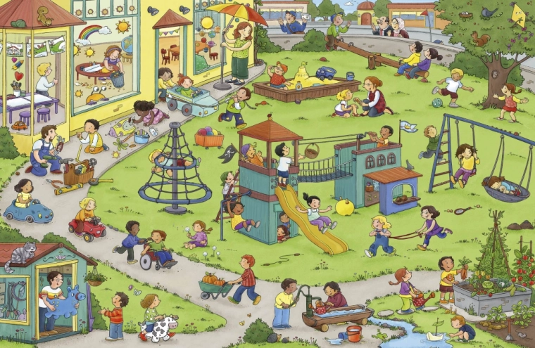 Leuk kinderspeelplein