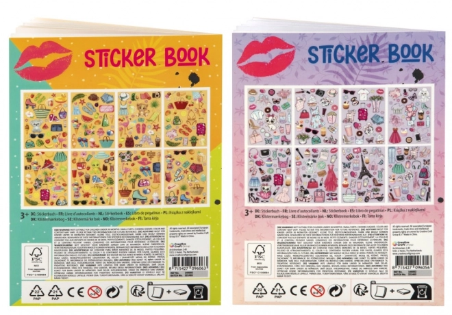 Boek met stickers Kleed je eigen pop aan A5