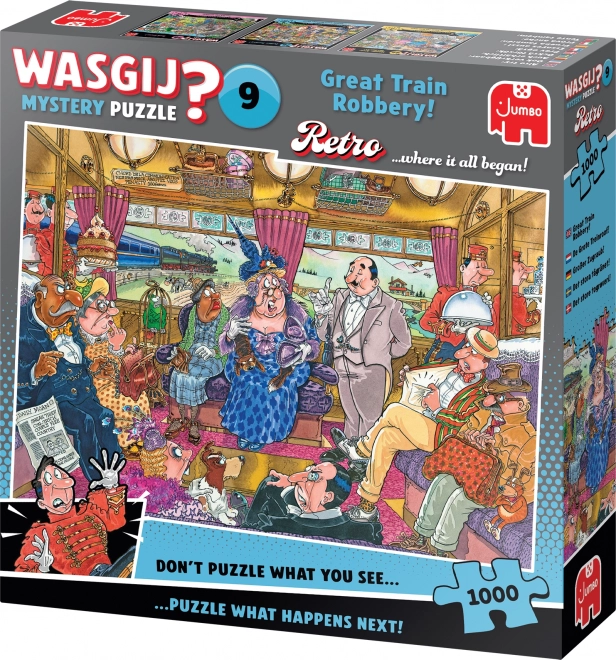 Jumbo Puzzle Wasgij Mystery 9: Grote treinroof 1000 stukjes