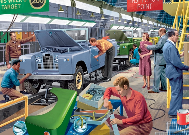 Puzzel Automobielfabriek 1000 stukjes