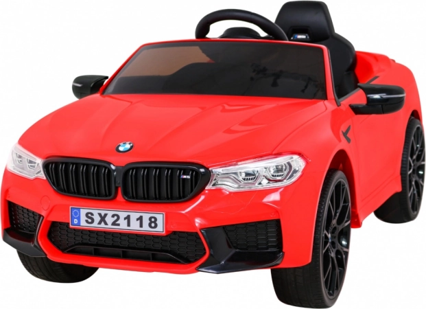 kinder elektrische auto bmw m5 drift rood