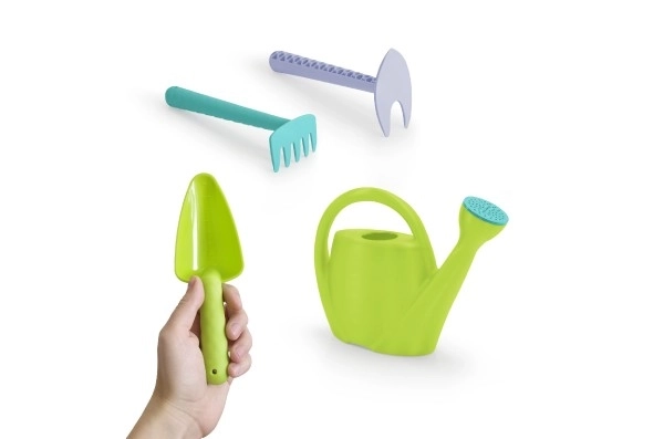 Kinder plastic tuingereedschap set 4 stuks