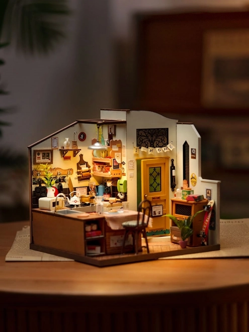 RoboTime 3D Houten puzzel Gezellige keuken