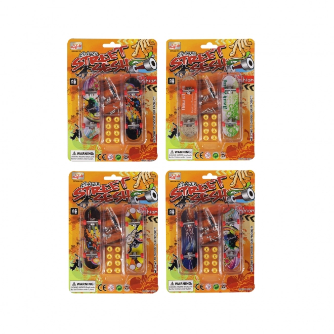 Vinger skateboard set