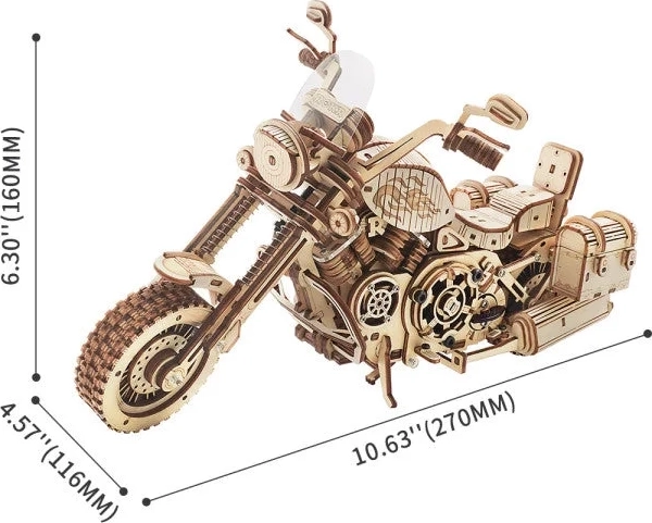 Motorka Cruiser LK504 - 3D houten bouwpakket