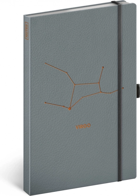 Notitieboek Dierenriem Maagd, gelijnd 13 × 21 cm