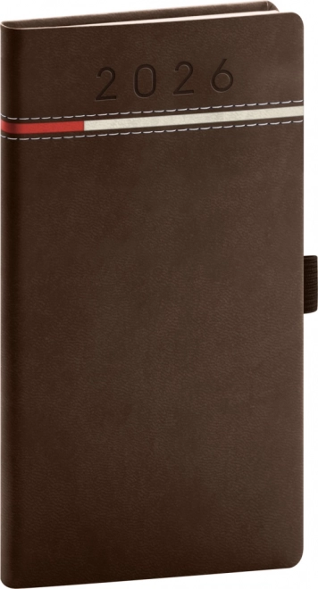 Zakagenda Tomy 2026 bruin-rood