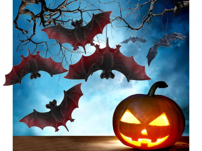 Halloween decoratie vleermuizen set