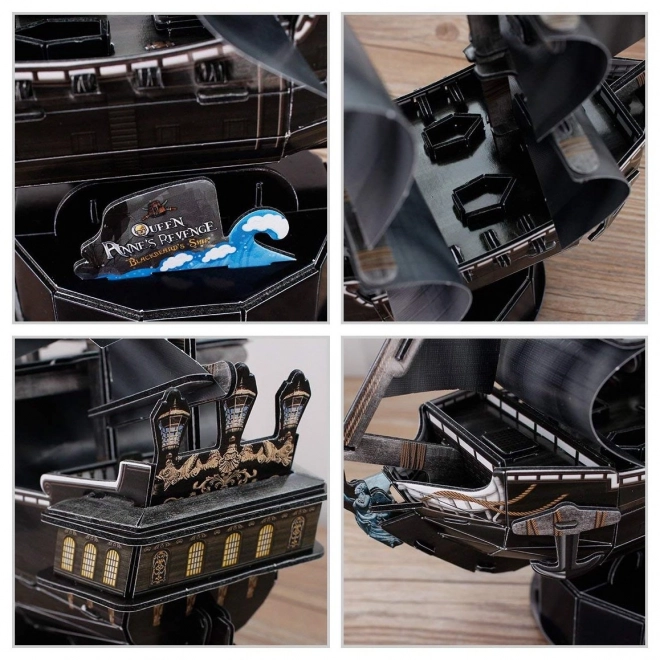 CubicFun 3D-puzzel Zeilschip Queen Anne's Revenge 100 stukken