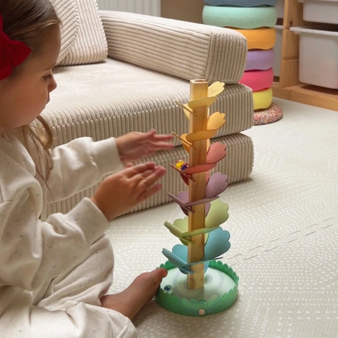 Houten knikkerbaan Duha Montessori WOOPIE GREEN