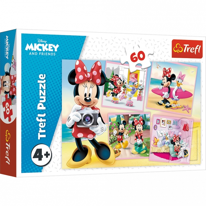 puzzel 60 stukjes disney minnie – schattige minnie