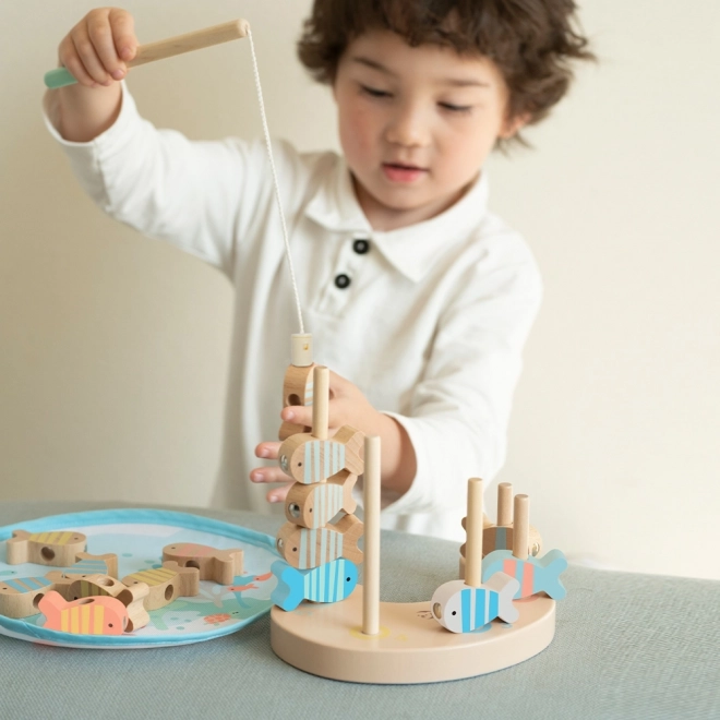 Houten Vouwbare Vissersspel