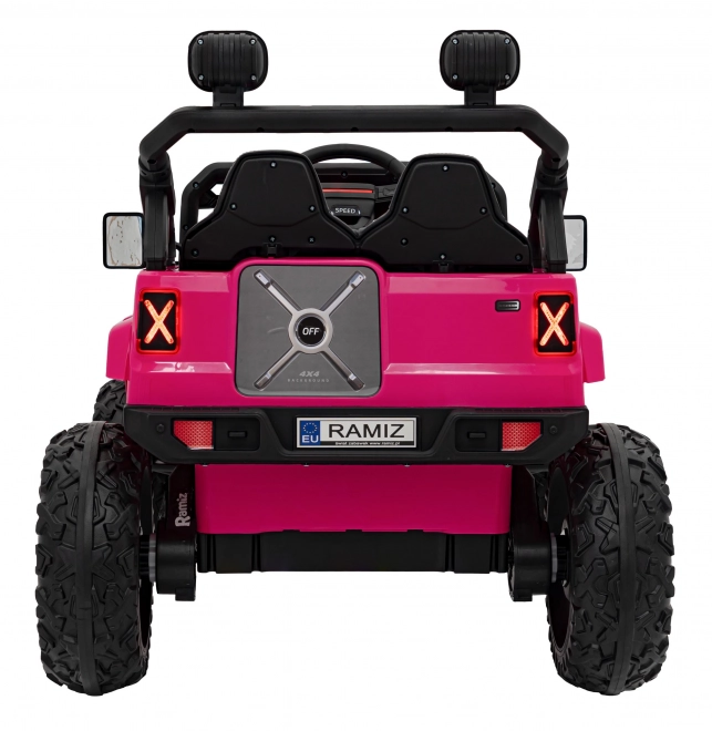 Off Road roze elektrische kinderauto