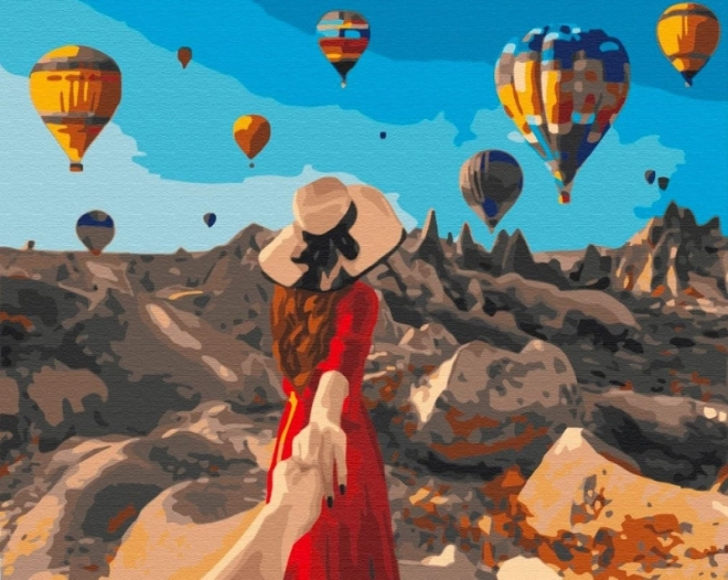 Schilderen op nummer - Reiziger uit Cappadocië