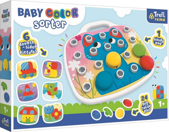 Kleurrijke kinder mozaïek plastic in doos 40x27x6cm 12m+
