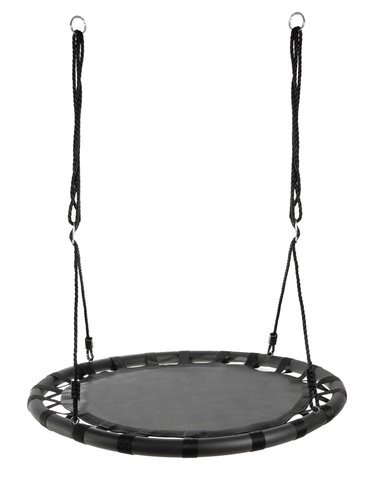 Schommel vogelnest 100 cm zwart