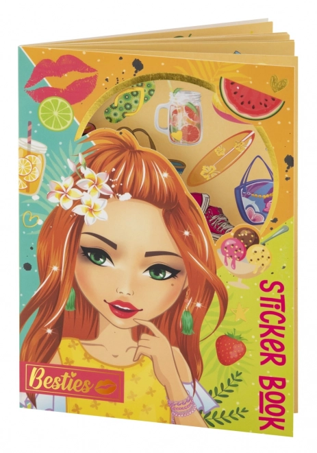 Boek met stickers Kleed je eigen pop aan A5