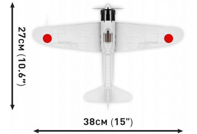 COBI 5729 II WW Mitsubishi A6M2 ZERO-SEN, 1:32, 347 st, 1 f