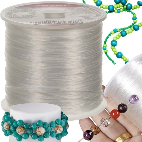 Elastiek voor het maken van armbanden - 40m Kruzzel 24753