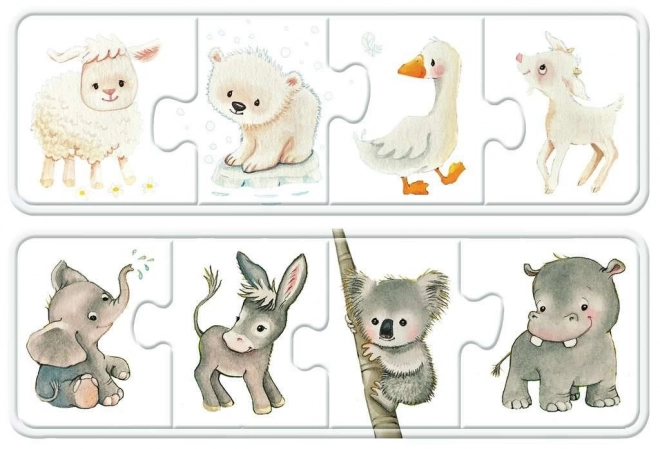 Mijn eerste puzzel Kleurrijke dieren